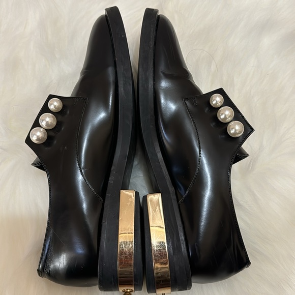 Coliac Pearl Embellished Platform Loafers - Picture 7 of 10